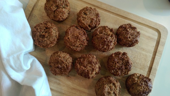 ginger and date muffins 1